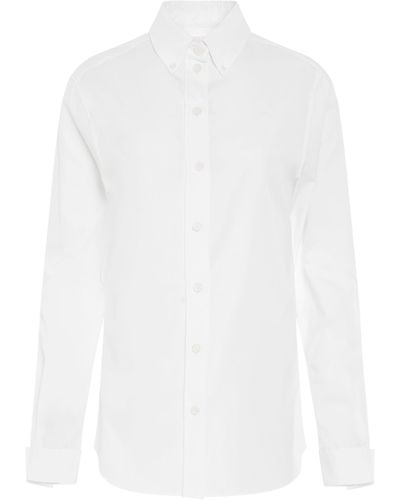 Givenchy Organic Classic Poplin Shirt, , 100% Cotton - White