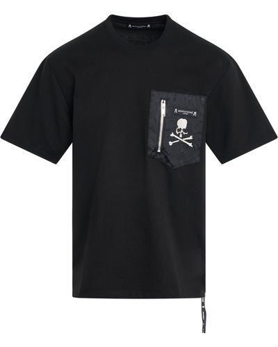 Mastermind Japan Mastermind Pocket T-Shirt, Short Sleeves, , 100% Cotton, Size: Medium - Black