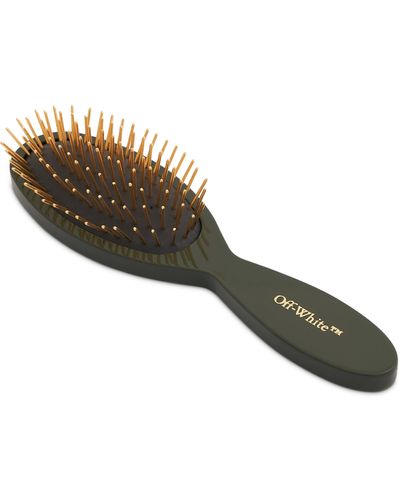 Off-White c/o Virgil Abloh Off- Bookish Hair Brush, Army - Green
