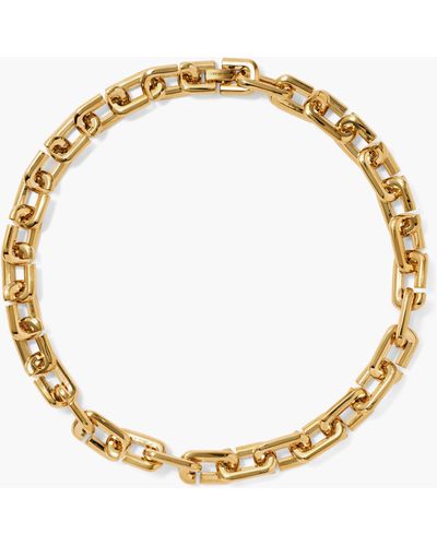 Marc Jacobs The J Marc Chain Link Necklace - Metallic