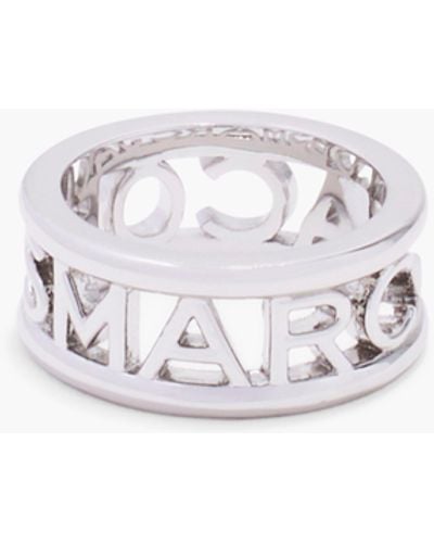Marc Jacobs The Monogram Ring - White