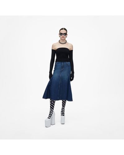 Marc Jacobs The Ribbed Knit Tube Top - Black