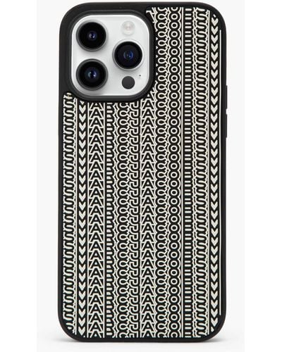 Marc Jacobs The Monogram Iphone 14 Pro Max 3d Case - Black