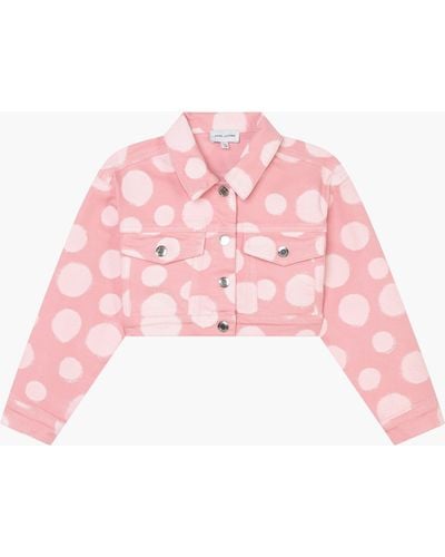 Marc Jacobs The Polka Dot Cropped Jacket - Pink