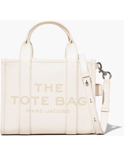 Marc Jacobs The Leather Small Tote Bag - White