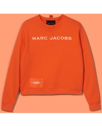 Marc Jacobs Sweatshirt With Embroidered Logo - Orange