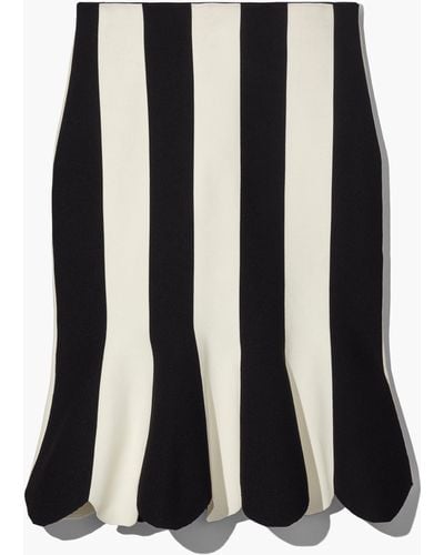 Marc Jacobs The Scuba Stripe Skirt - Black