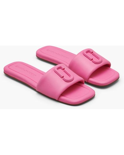 Marc Jacobs The J Marc Leather Sandal - Pink