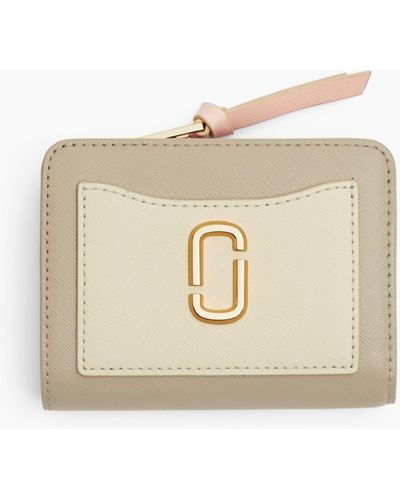 Marc Jacobs The Utility Snapshot Mini Compact Wallet - Natural