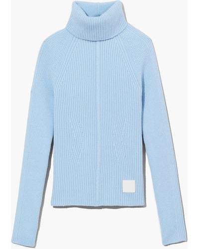Marc Jacobs The Ribbed Turtleneck - Blue