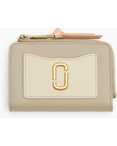 Marc Jacobs The Utility Snapshot Slim Bifold Wallet - Natural