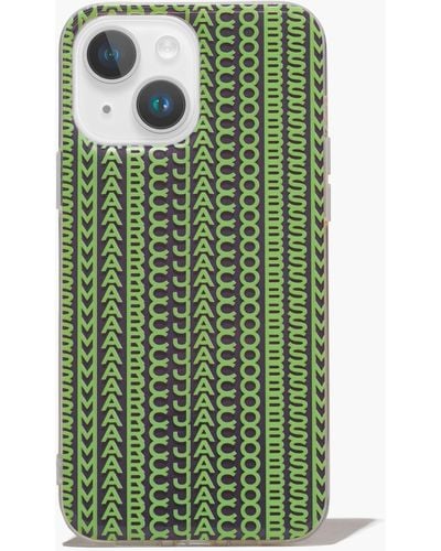 Marc Jacobs The Monogram Iphone Case 14 Plus - Green