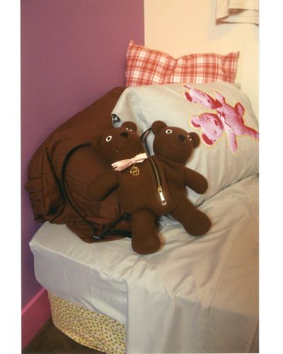 Marc Jacobs Brown Heaven By Double-headed Teddy Backpack