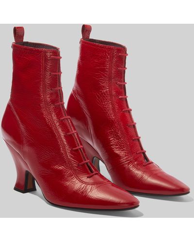 Marc Jacobs The Victorian Boots - Red