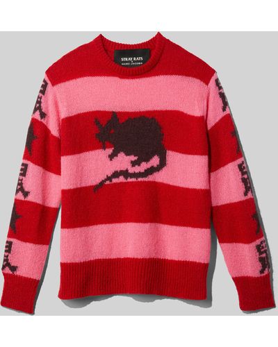 Marc Jacobs Stray Rats X The Grunge Sweater - Red