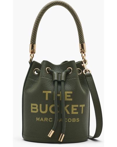 Marc Jacobs The Leather Bucket Bag - Green
