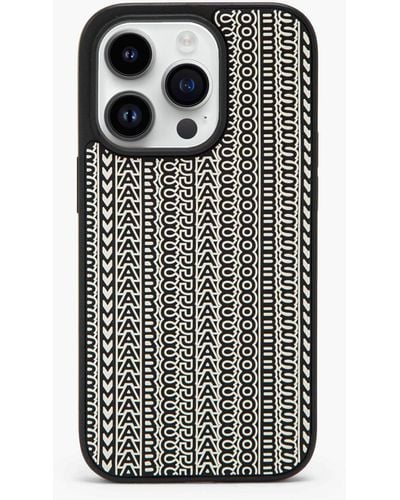 Marc Jacobs The Monogram Iphone 14 Pro 3d Case - Black