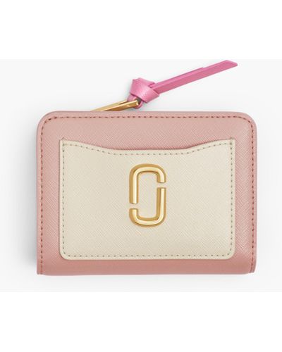 Marc Jacobs The Utility Snapshot Mini Compact Wallet - Pink