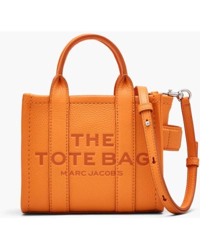 Marc Jacobs The Leather Crossbody Tote Bag - Orange