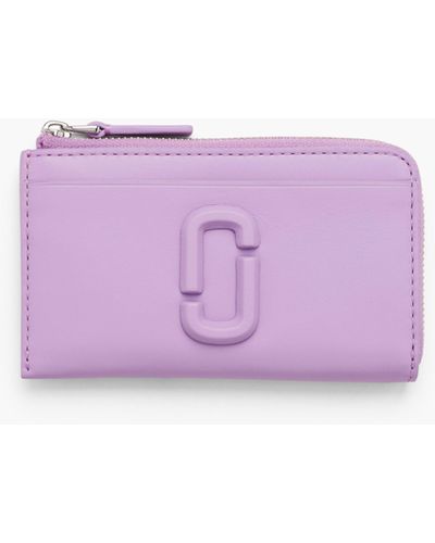 Marc Jacobs The Covered J Marc Top Zip Multi Wallet - Purple