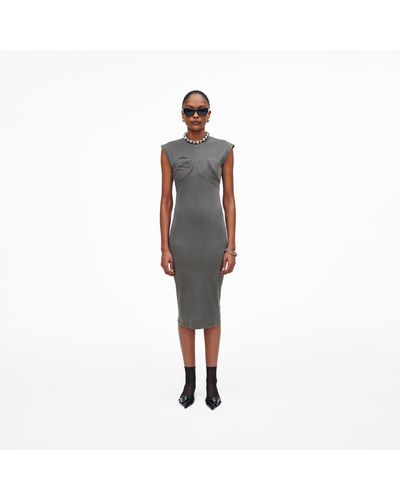 Marc Jacobs Seamed Up Dress - Gray