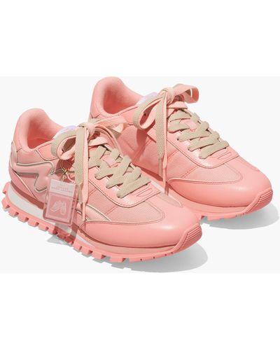 Marc Jacobs The Fluoro Jogger Coral Sneakers - Pink