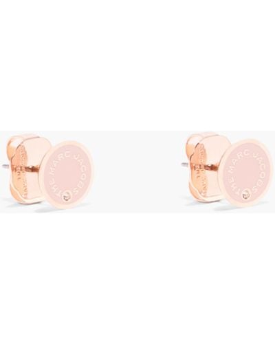 Marc Jacobs The Medallion Studs Earrings - Pink