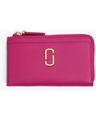 Marc Jacobs The J Marc Top Zip Multi Wallet - Pink