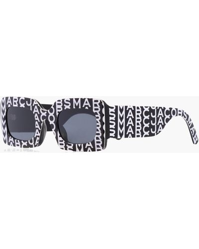 Marc Jacobs The Monogram Rectangular Sunglasses - Blue