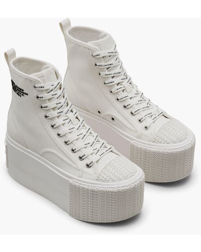 Marc Jacobs The Platform High Top Sneaker - Gray