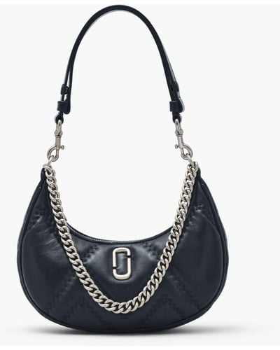 Marc Jacobs The Quilted Leather Curve Bag - Blue