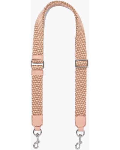 Marc Jacobs The Thin Arrow Webbing Strap - White