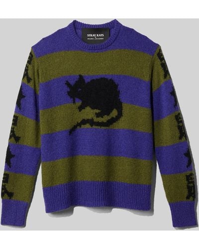 Marc Jacobs Stray Rats X The Grunge Sweater - Purple