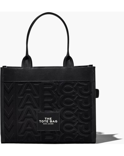 Marc Jacobs The Monogram Neoprene Large Tote Bag - Black