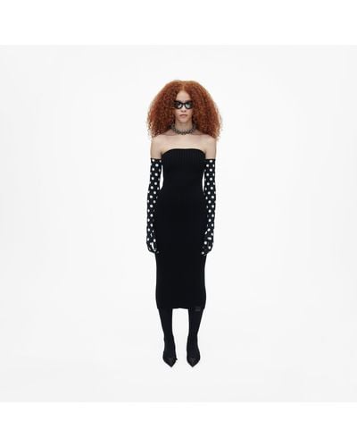 Marc Jacobs The Ribbed Knit Tube Dress - Black