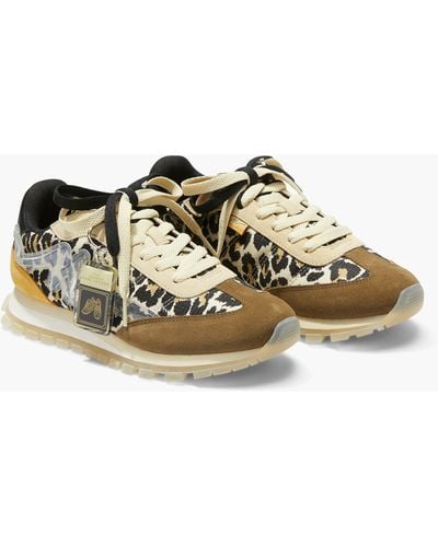 Marc Jacobs The Leopard Jogger Sneakers - Brown