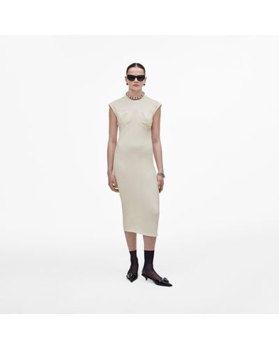 Marc Jacobs Seamed Up Dress - White