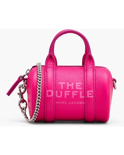 Marc Jacobs The Leather Nano Duffle Crossbody Bag - Pink