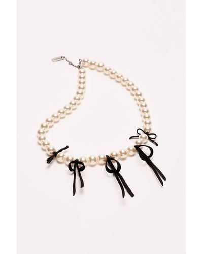 Marc Jacobs Sandy Liang Pearl Necklace - Natural