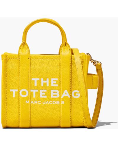 Marc Jacobs The Leather Crossbody Tote Bag - Yellow