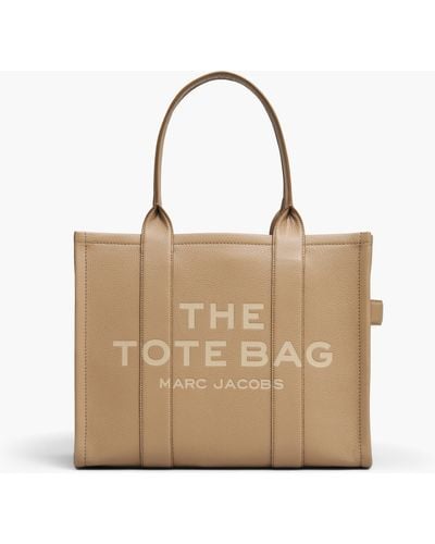 Marc Jacobs The Leather Large Tote Bag - Natural