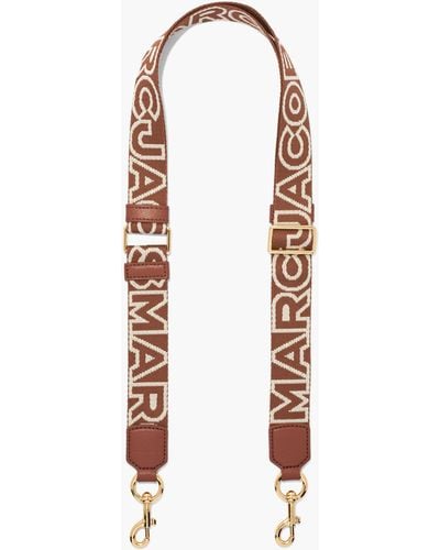 Marc Jacobs The Thin Outline Logo Webbing Strap - Multicolor
