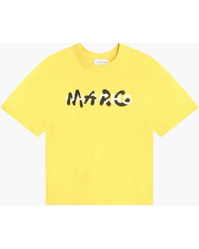 Marc Jacobs The Graphic Logo T-shirt - Yellow