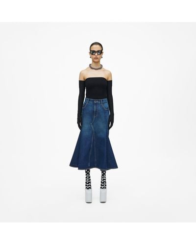 Marc Jacobs The Paneled Skirt - Blue