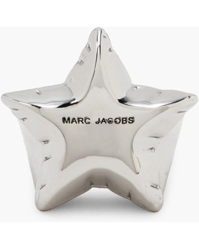 Marc Jacobs The Balloon Signet Ring Earrings - White