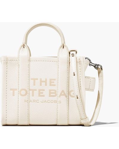 Marc Jacobs The Leather Crossbody Tote Bag - White