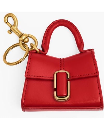 Marc Jacobs The Nano St. Marc Top Handle Charm - Red