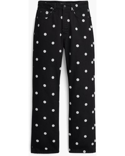 Marc Jacobs The Spots Straight Jeans - Black