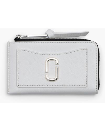 Marc Jacobs The Utility Snapshot Dtm Top Zip Multi Wallet - White