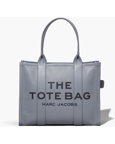 Marc Jacobs The Leather Large Tote Bag - Gray